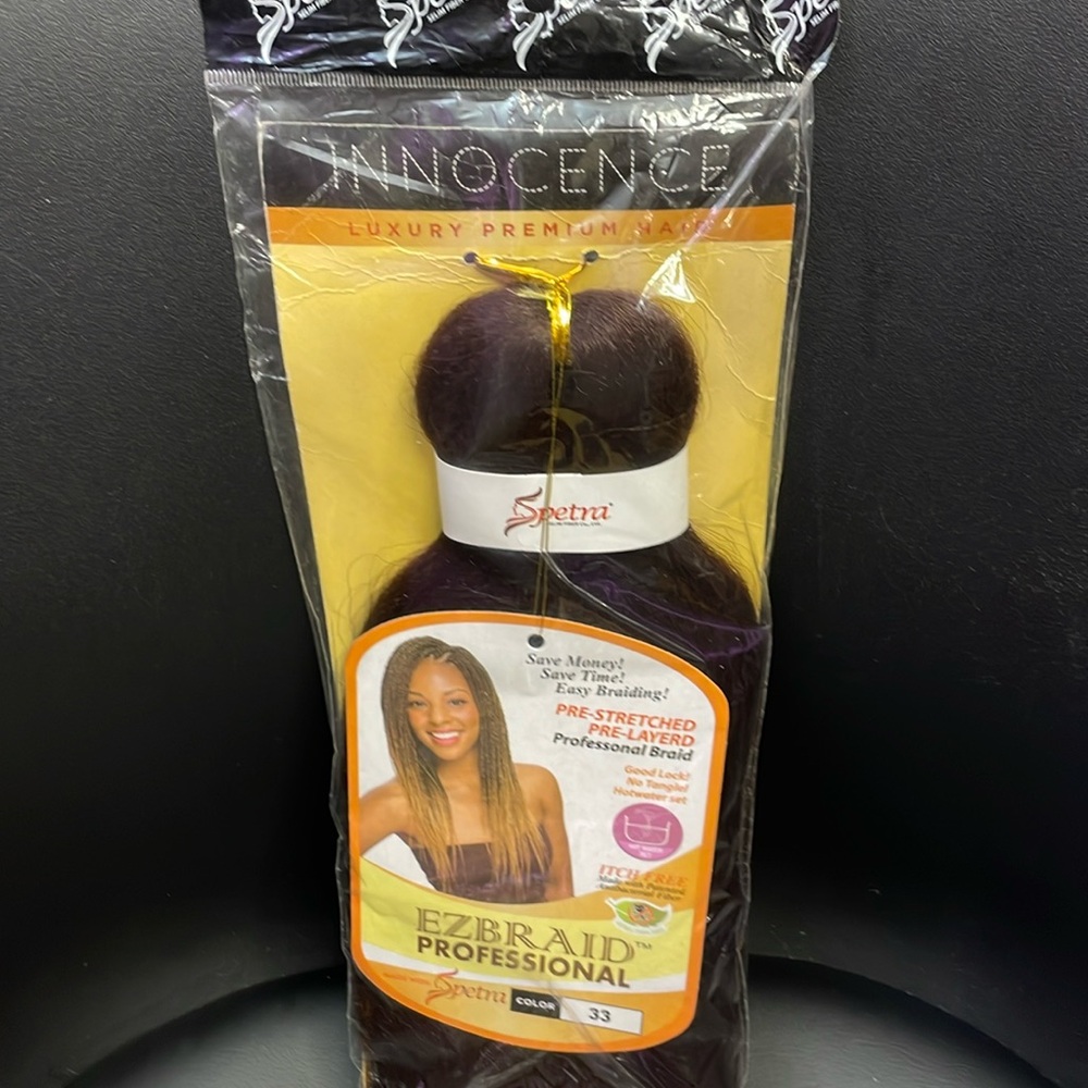 Innocence Pre-stretched EZ braid Premium Hair color # 33￼